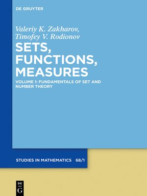 cover image of Fundamentals of Set and Number Theory